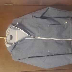 Kirkland Signature Gray Softshell Hooded Jacket Womens M